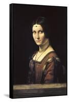 La Belle Ferronniere-Leonardo da Vinci-Framed Stretched Canvas