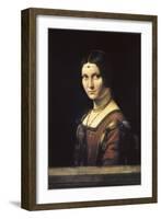 La Belle Ferronniere-Leonardo da Vinci-Framed Art Print