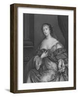 La Belle Hamilton-Sir Peter Lely-Framed Giclee Print