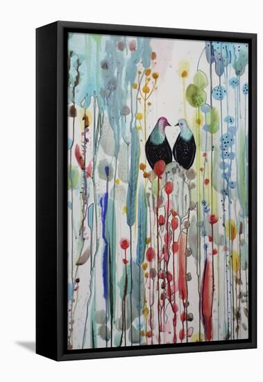 La Belle Histoire_Alt1-Sylvie Demers-Framed Stretched Canvas