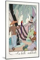 La Belle Indolente, from 'Falbalas and Fanfreluches, Almanach des Modes Présentes, Passées et…-Georges Barbier-Mounted Giclee Print