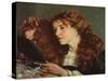 La Belle Irlandaise-Gustave Courbet-Stretched Canvas