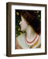 La Belle Isolde, 1862-Anthony Frederick Augustus Sandys-Framed Giclee Print