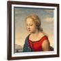 La Belle Jardiniere, 1507 (Oil on Panel) (Detail of 8546)-Raphael-Framed Giclee Print