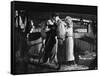 La Belle Mariniere by Harry Lachman with Jean Gabin and Madeleine Renaud, 1932 (b/w photo)-null-Framed Stretched Canvas