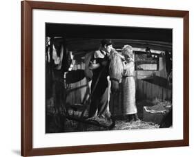 La Belle Mariniere by Harry Lachman with Jean Gabin and Madeleine Renaud, 1932 (b/w photo)-null-Framed Photo