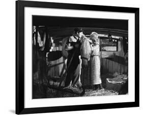 La Belle Mariniere by Harry Lachman with Jean Gabin and Madeleine Renaud, 1932 (b/w photo)-null-Framed Photo