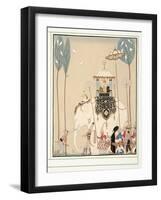 La Belle Missous from Personages De Comedie, Pub. 1922 (Pochoir Print)-Georges Barbier-Framed Giclee Print