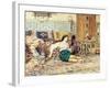 La Belle Orientale Par Firmin-Girard (Firmin Girard), Francois Marie (1838-1921), - Watercolour on-Marie Francois Firmin-Girard-Framed Giclee Print