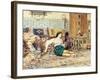 La Belle Orientale Par Firmin-Girard (Firmin Girard), Francois Marie (1838-1921), - Watercolour on-Marie Francois Firmin-Girard-Framed Giclee Print