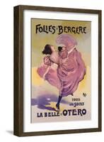 La Belle Otero: Folies-Bergere-null-Framed Art Print