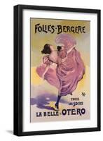 La Belle Otero: Folies-Bergere-null-Framed Art Print