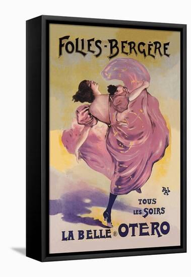 La Belle Otero: Folies-Bergere-null-Framed Stretched Canvas