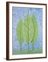 La belle saison-Rene Magritte-Framed Art Print