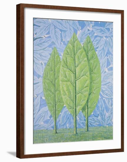 La belle saison-Rene Magritte-Framed Art Print