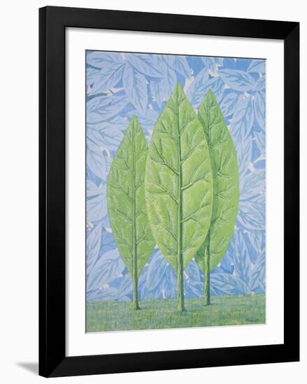 La belle saison-Rene Magritte-Framed Art Print