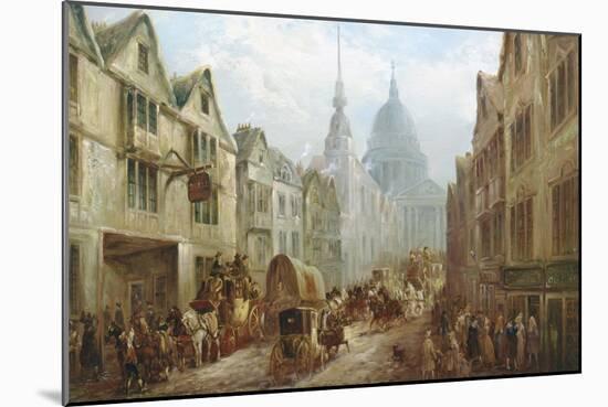 La Belle Sauvage Inn, Ludgate Hill, London-John Charles Maggs-Mounted Giclee Print