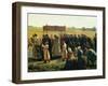 La Bénediction Des Blés En Artois En 1857 (Blessing the Wheat in Artois, France, in 1857) (Detail)-Jules Breton-Framed Giclee Print