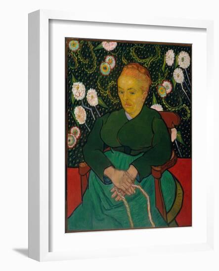 La Berceuse, 1889-Vincent van Gogh-Framed Giclee Print