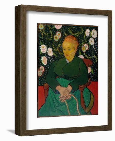 La Berceuse, 1889-Vincent van Gogh-Framed Giclee Print