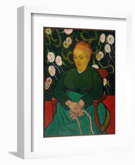 La Berceuse, 1889-Vincent van Gogh-Framed Giclee Print