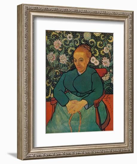 'La Berceuse (Portrait of Madame Roulin)', 1889-Vincent van Gogh-Framed Giclee Print