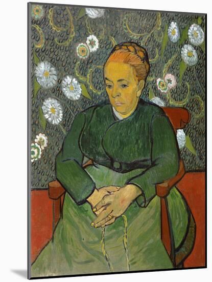 La Berceuse (Portrait of Madame Roulin)-Vincent van Gogh-Mounted Giclee Print