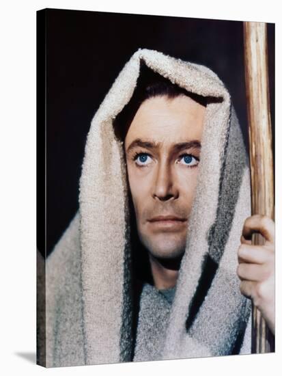 La Bible The Bible by JohnHuston with Peter O'Toole, 1966 (photo)-null-Stretched Canvas