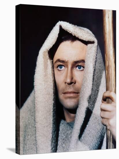 La Bible The Bible by JohnHuston with Peter O'Toole, 1966 (photo)-null-Stretched Canvas