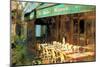 La Bistrot Mazarin, Paris, France-Nicolas Hugo-Mounted Giclee Print