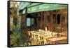 La Bistrot Mazarin, Paris, France-Nicolas Hugo-Framed Stretched Canvas