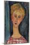 La Blonde Aux Boucles D'Oreille, 1918-1919-Amedeo Modigliani-Mounted Giclee Print