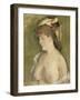 La blonde aux seins nus-Edouard Manet-Framed Giclee Print