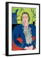La Blouse Bleue, c.1936-Henri Matisse-Framed Art Print