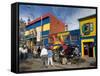 La Boca, Harbour Area, Buenos Aires, Argentina, South America-Thorsten Milse-Framed Stretched Canvas