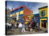 La Boca, Harbour Area, Buenos Aires, Argentina, South America-Thorsten Milse-Stretched Canvas