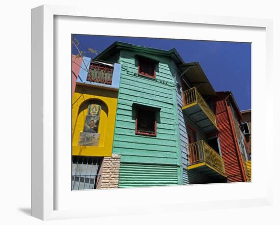 La Boca Neighborhood, Buenos Aires, Argentina-Kymri Wilt-Framed Premium Photographic Print