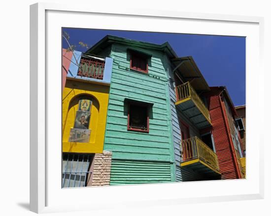 La Boca Neighborhood, Buenos Aires, Argentina-Kymri Wilt-Framed Photographic Print