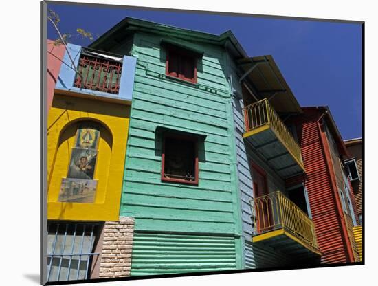 La Boca Neighborhood, Buenos Aires, Argentina-Kymri Wilt-Mounted Photographic Print
