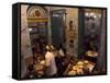La Bodeguita Del Medio Restaurant, with Signed Walls and People Eating, Habana Vieja, Cuba-Eitan Simanor-Framed Stretched Canvas