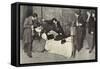 La Boheme Activ: Surrounded by Her Friends Mimi Dies of Tuberculosis-null-Framed Stretched Canvas