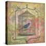 La Boheme Bird I-Kate McRostie-Stretched Canvas