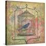 La Boheme Bird I-Kate McRostie-Stretched Canvas