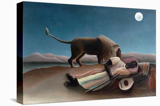 La Bohémienne Endormie(The Sleeping Gypsy) by Henri Rousseau-Henri Rousseau-Stretched Canvas