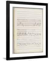 La bonne chanson. Voix, piano. Op. 61 : Mélodie "N'est-ce pas ? Nous irons gais et lents"-Gabriel Fauré-Framed Giclee Print