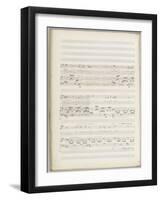 La bonne chanson. Voix, piano. Op. 61 : Mélodie "N'est-ce pas ? Nous irons gais et lents"-Gabriel Fauré-Framed Giclee Print