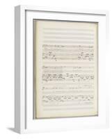 La bonne chanson. Voix, piano. Op. 61 : Mélodie "N'est-ce pas ? Nous irons gais et lents"-Gabriel Fauré-Framed Giclee Print