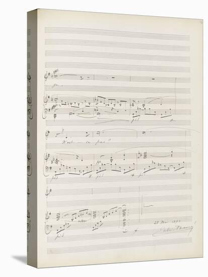 La bonne chanson. Voix, piano. Op. 61 : Mélodie "N'est-ce pas ? Nous irons gais et lents"-Gabriel Fauré-Stretched Canvas