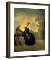 La Boudeuse, 1718-Antoine Watteau-Framed Art Print