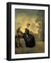 La Boudeuse, 1718-Jean Antoine Watteau-Framed Premium Giclee Print